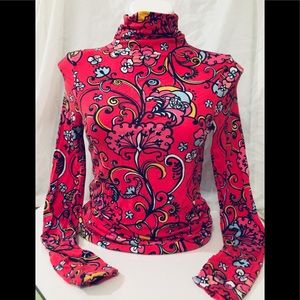 Lilly Pulitzer turtleneck Vibrant print